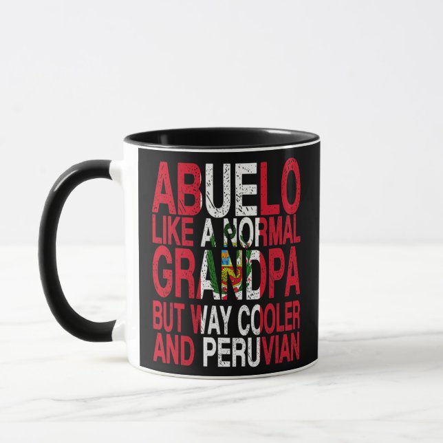 Caneca Dia de os pais peruano do avô de Abuelo  (Esquerda)