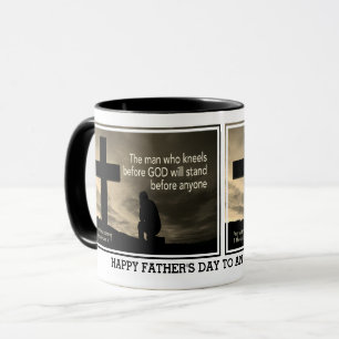 Caneca Dia de os pais QUE SE MANTÉM PERANTE DEUS, Christi