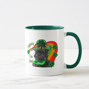 Caneca Dia de São Patrício Affenpinscher