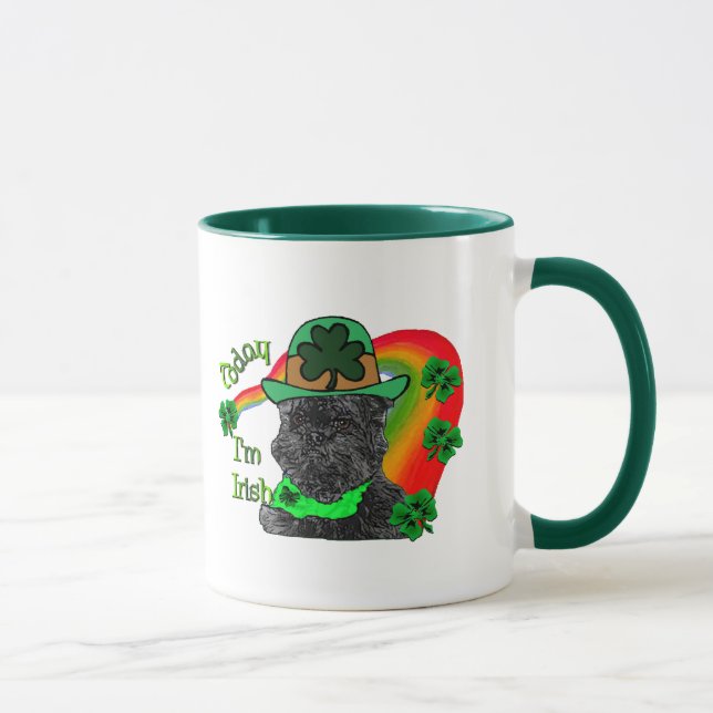 Caneca Dia de São Patrício Affenpinscher (Direita)