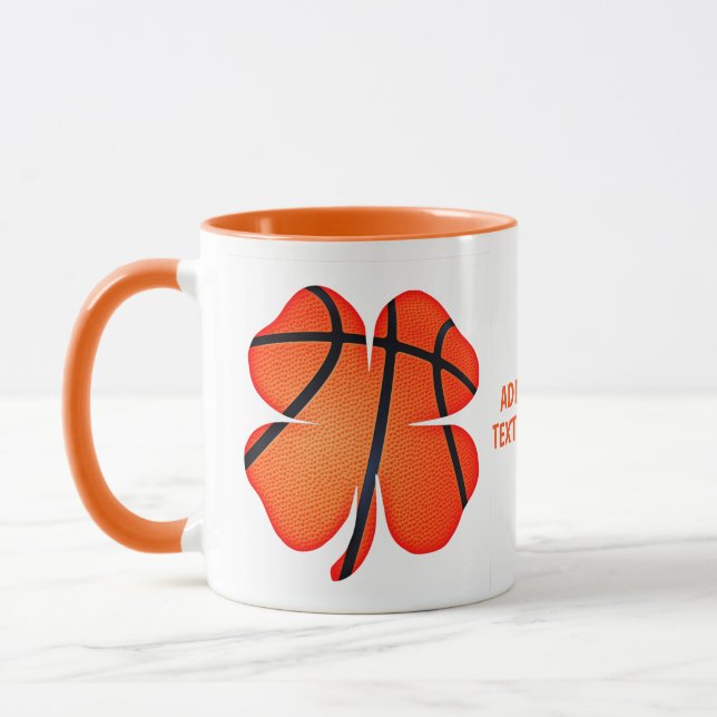 Caneca Dia de São Patrício Basquete 4 Deixa Shamrock (Esquerda)