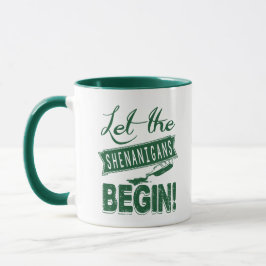 Caneca Dia de São Patrício Bebericando