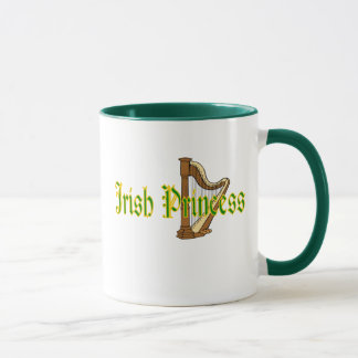 Caneca Dia de São Patrício Café Mug Irish Princess