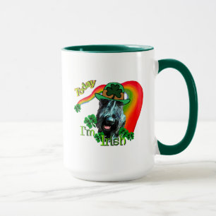 Caneca Dia de São Patrício do Schnauzer gigante