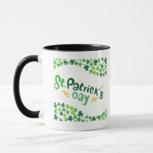 Caneca Dia de São Patrício,Trevo,Irlandês
