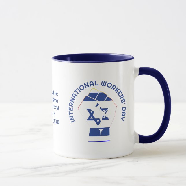 Caneca DIA DE TRABALHO ISRAEL personalizável (Direita)