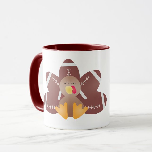 Caneca Dia do Jogo Futebol na Turquia (Frente Esquerda)