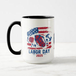 Caneca Dia do Trabalhador 2025 - Duro para jogar