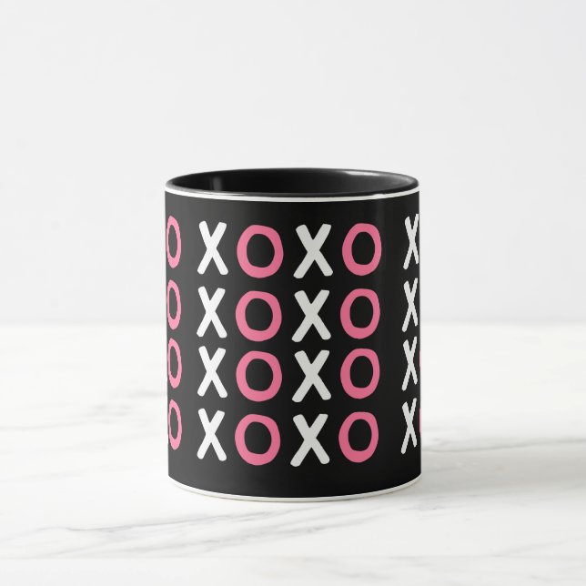 Caneca Dia dos Beijos - Eu & Você XOXO (Centro)