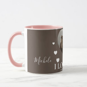 Caneca Dia dos namorados Foto Personalizada de Casais Amo
