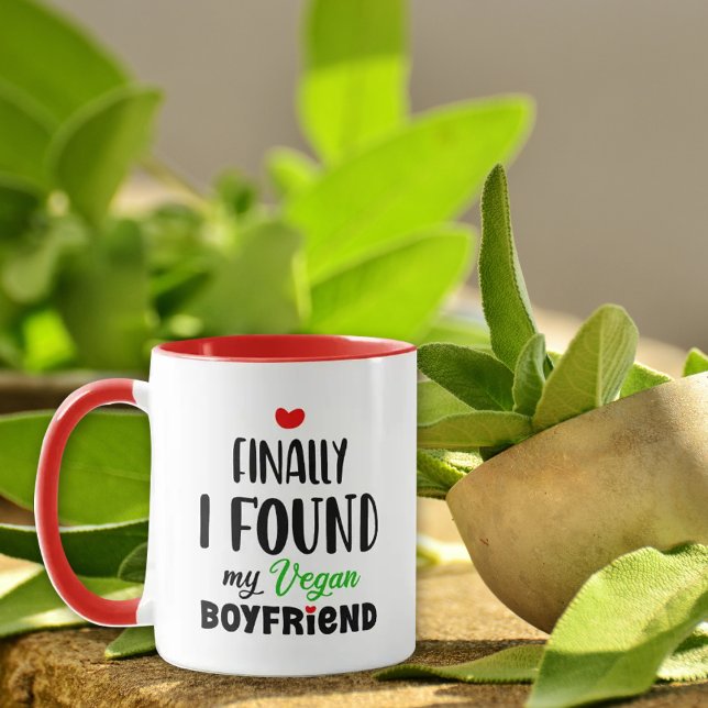 Caneca Dia dos Namorados Vegano (Criador carregado)