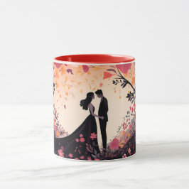 Caneca Dia dos Namorados verdadeiro amor casamento final