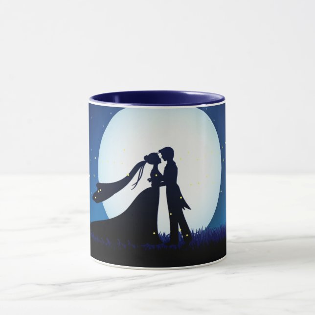 Caneca Dia dos Namorados verdadeiro amor casamento final (Centro)