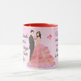 Caneca Dia dos Namorados verdadeiro amor casamento final