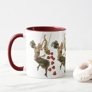 Caneca Dia dos Namorados Vintage, Senhora Vitoriana num B