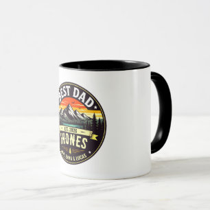 Caneca Dia dos Pais com tema de aventura