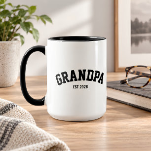 Caneca Dia dos Pais Data de Estabelecimento do Novo Avô P