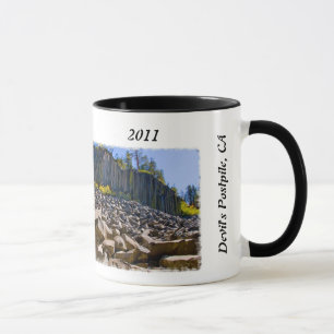 Caneca Dia dos pais do Postpile do diabo
