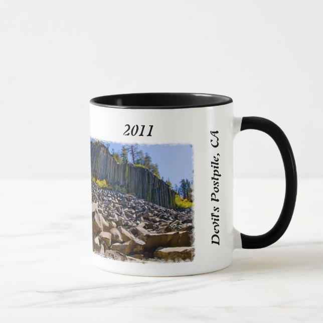 Caneca Dia dos pais do Postpile do diabo (Direita)