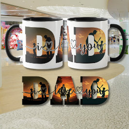 Caneca Dia dos Pais "Eu amo você Papai"
