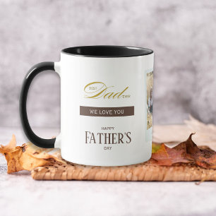 Caneca Dia dos Pais Melhor Pai de Todos os Tempos Nome Pe