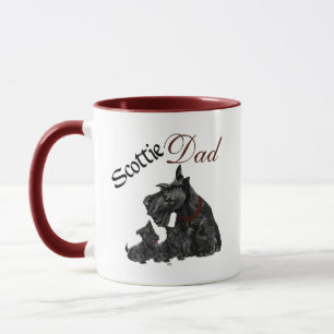 Caneca Dia dos Pais Scottie Papai e Filhotes