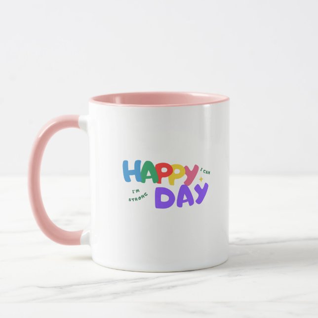Caneca "Dia Feliz" de presente para Crianças (Esquerda)
