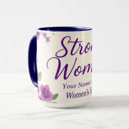 Caneca Dia Internacional da Mulher Elegante Roteiro