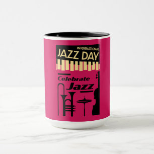 Caneca Dia Internacional do Jazz 30 de abril