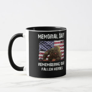 Caneca Dia Memorial Lembrando nossos Heróis Falecidos