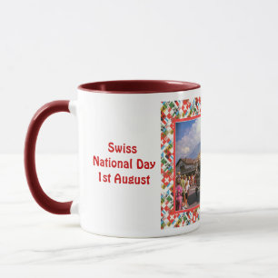 Caneca Dia nacional suíço, o 1º de agosto