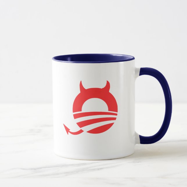 Caneca Diabo de Obama (Direita)