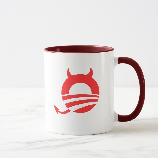 Caneca Diabo de Obama (Direita)