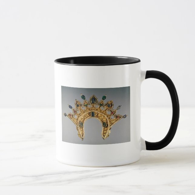 Caneca Diadem do russo, ouro ajustado com pérolas (Direita)