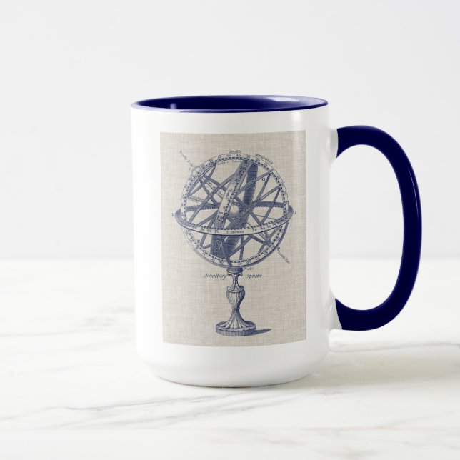 Caneca Diagrama da Esfera do Armilário (Direita)