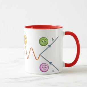 Caneca Diagrama engraçado de Feynman