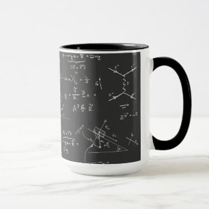 Caneca Diagramas e fórmulas da física