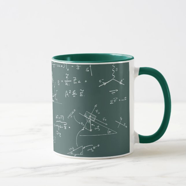 Caneca Diagramas e fórmulas da física (Direita)