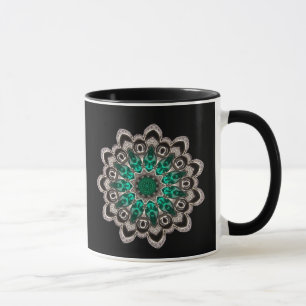 Caneca Diamantes e Emeralds Caleidoscope