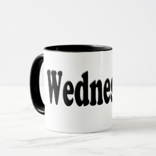 Caneca Dias da Semana - Quarta-feira