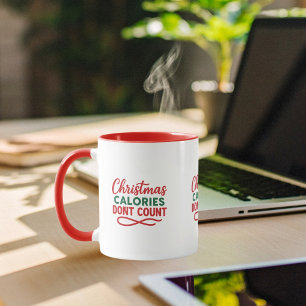 Caneca Dieta engraçada de Natal