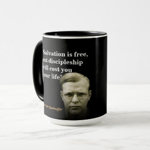 Caneca Dietrich Bonhoeffer Citação Sobre Salvação