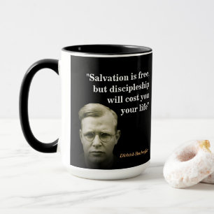Caneca Dietrich Bonhoeffer Citação Sobre Salvação