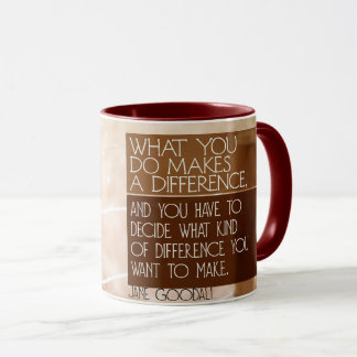 Caneca Diferença que você quer fazer