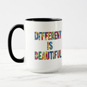 Caneca Diferente É Bonito - Consciência Autista