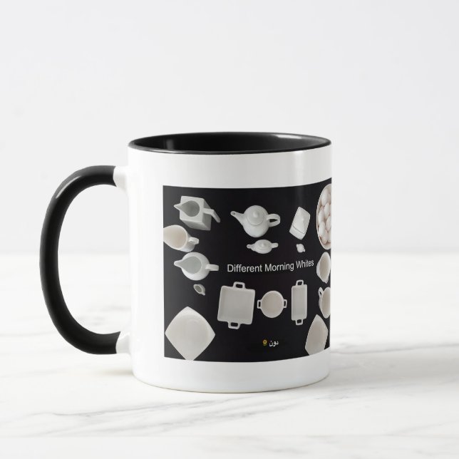 CANECA DIFERENTES BRANCOS DE MANHÃ (Esquerda)