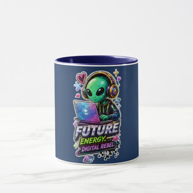 Caneca Digital Rebel Future Energy ⚡ (Centro)