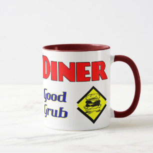 Caneca Diner Good Grub Hamburger - Arte Restaurante