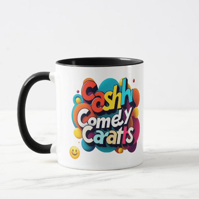 Caneca "Dinheiro, Comédia, Faísca" (Esquerda)