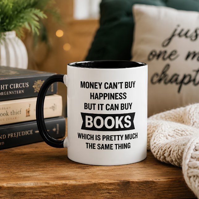 Caneca Dinheiro Engraçado Não Compra Felicidade Comprar L (Criador carregado)